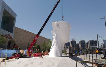 Наши объекты - Монтаж Музея современного искусства в Казахстане