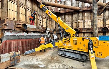 Монтаж металлических балок с помощью техники Арлфит