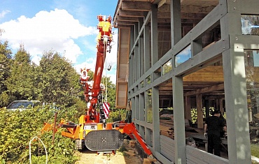 Остекление фасада дома