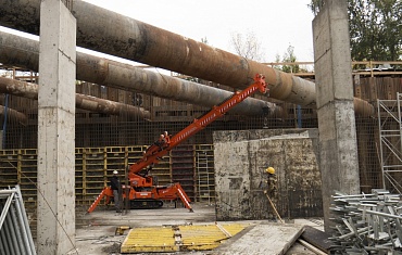 Монтаж опалубки. SPX527